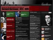 Tablet Screenshot of bernardherrmann.org